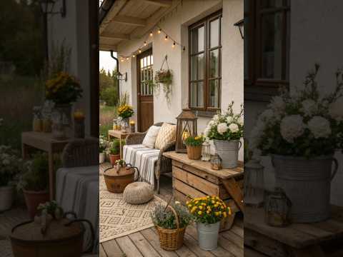 Warm & Welcoming Traditional Vintage Farmhouse | Cottage Decor with Rustic Charm.