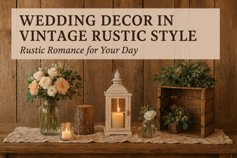 Wedding Decor in Vintage Rustic Style: Rustic Romance for Your Day